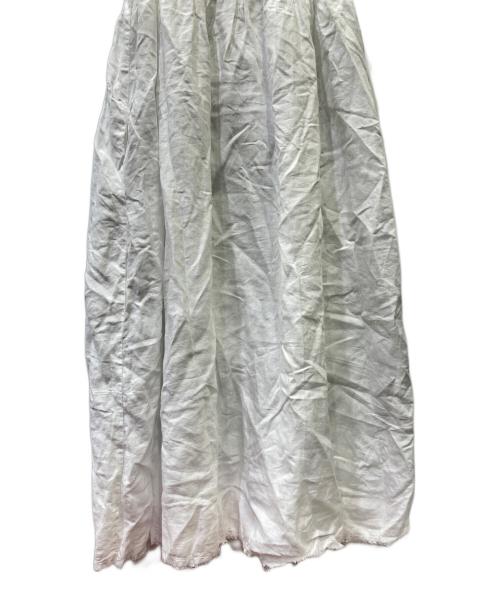 nest Robe（ネストローブ）nest Robe (ネストローブ) リネンキャミワンピース ホワイト サイズ:Fの古着・服飾アイテム