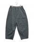 qiri (キリ) 刺し子jacquard コクーンパンツ グレー サイズ:F：12000円