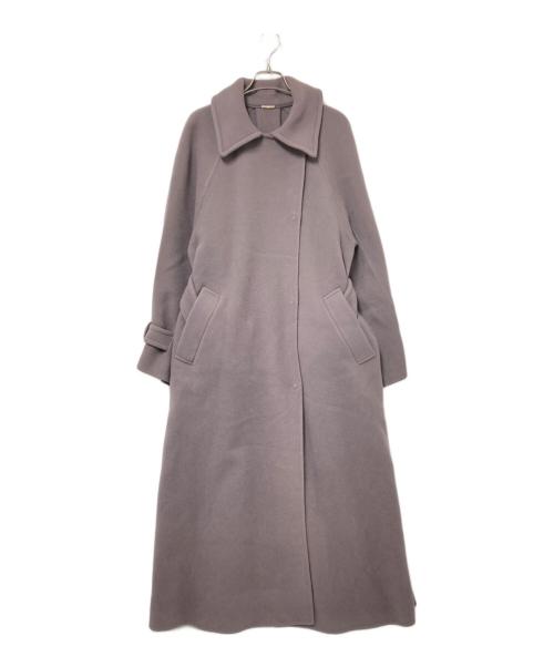 Snidel（スナイデル）Snidel (スナイデル) ステンカラーリバーコート パープル サイズ:1の古着・服飾アイテム