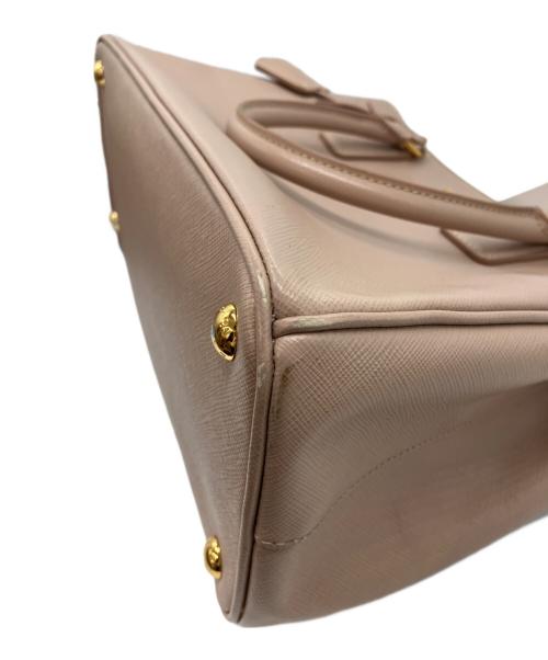 PRADA（プラダ）PRADA (プラダ) サフィアーノ ガレリア 2WAYレザーハンドバッグ ショルダーバッグ ベージュの古着・服飾アイテム