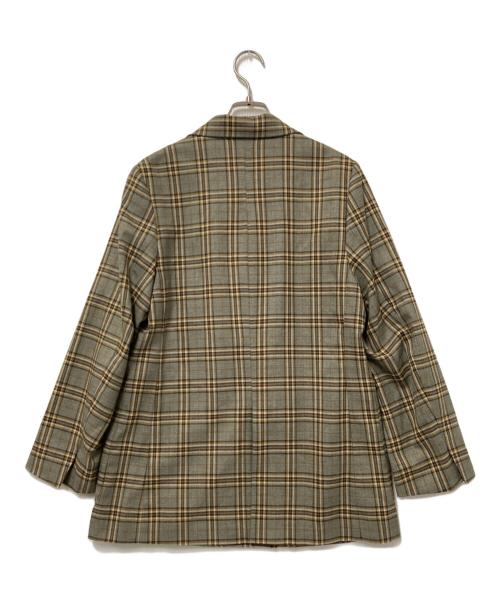 SLOBE IENA（スローブ イエナ）SLOBE IENA (スローブ イエナ) チェックブレザージャケット ブラウン サイズ:38の古着・服飾アイテム