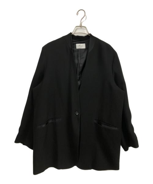 Lisiere（リジェール）Lisiere (リジェール) No Collar Relax Jacket ブラック サイズ:38の古着・服飾アイテム