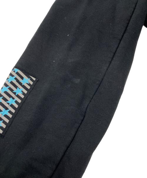 DIESEL（ディーゼル）DIESEL (ディーゼル) 刺繍スウェットワンピース ブラック サイズ:Mの古着・服飾アイテム