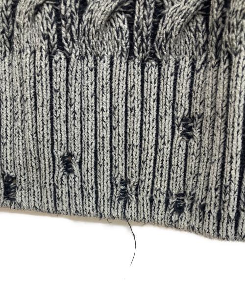 DIESEL（ディーゼル）DIESEL (ディーゼル) M-Pantesse ニットワンピース グレー サイズ:Mの古着・服飾アイテム