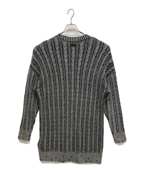 DIESEL（ディーゼル）DIESEL (ディーゼル) M-Pantesse ニットワンピース グレー サイズ:Mの古着・服飾アイテム