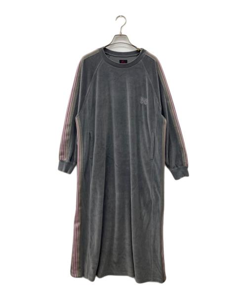 Needles（ニードルズ）Needles (ニードルズ) BEAMS BOY (ビームスボーイ) Track Dress Velvet グレー サイズ:XSの古着・服飾アイテム