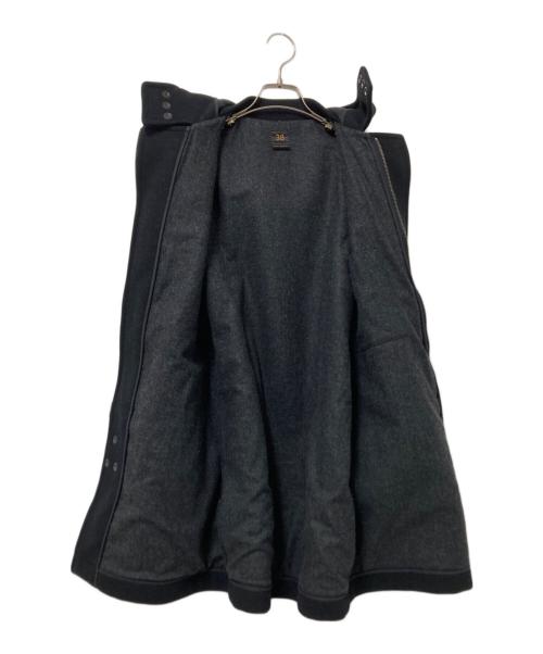 SCYEBASICS（サイベーシックス）SCYEBASICS (サイベーシックス) ダッフルコート ブラック サイズ:38の古着・服飾アイテム