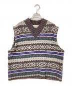 THE SHINZONEザ シンゾーン）の古着「FAIR ISLE VEST」｜ブラウン