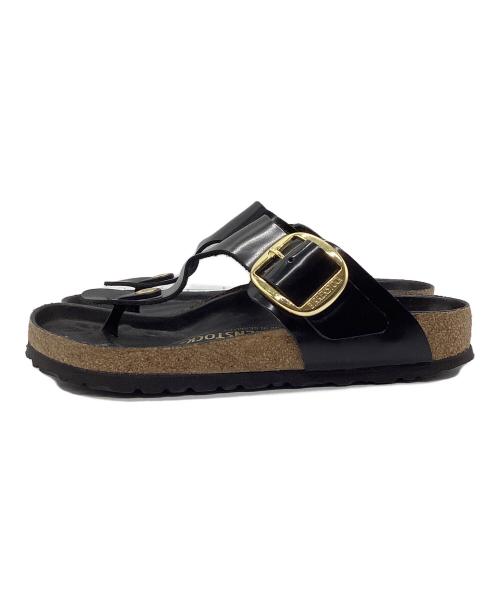 BIRKENSTOCK（ビルケンシュトック）BIRKENSTOCK (ビルケンシュトック) Gizeh Big Buckle ブラック サイズ:37の古着・服飾アイテム