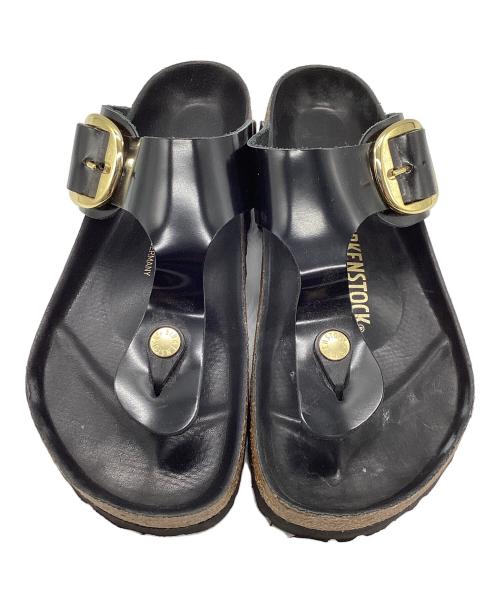 BIRKENSTOCK（ビルケンシュトック）BIRKENSTOCK (ビルケンシュトック) Gizeh Big Buckle ブラック サイズ:37の古着・服飾アイテム