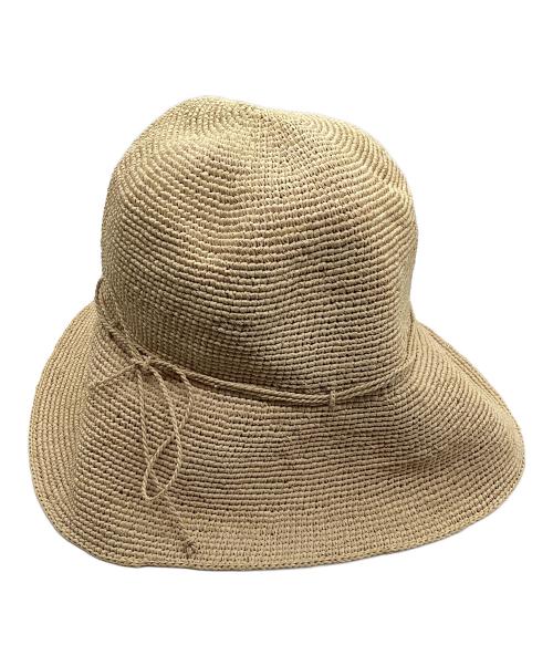HELEN KAMINSKI（ヘレンカミンスキー）HELEN KAMINSKI (ヘレンカミンスキー) ラフィアハット ベージュの古着・服飾アイテム