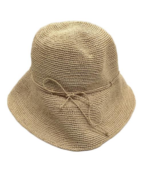 HELEN KAMINSKI（ヘレンカミンスキー）HELEN KAMINSKI (ヘレンカミンスキー) ラフィアハット ベージュの古着・服飾アイテム