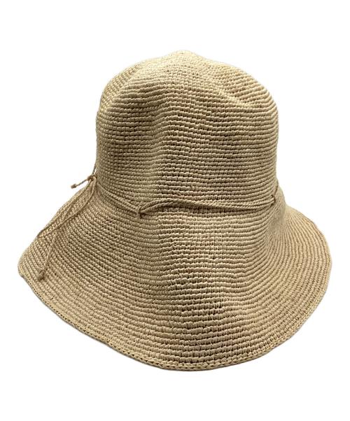 HELEN KAMINSKI（ヘレンカミンスキー）HELEN KAMINSKI (ヘレンカミンスキー) ラフィアハット ベージュの古着・服飾アイテム