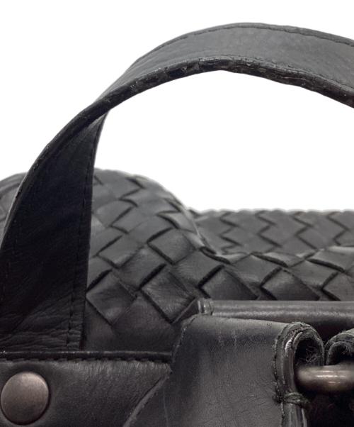 BOTTEGA VENETA（ボッテガベネタ）BOTTEGA VENETA (ボッテガベネタ) イントレチャートリュック ブラック サイズ:下記参照の古着・服飾アイテム