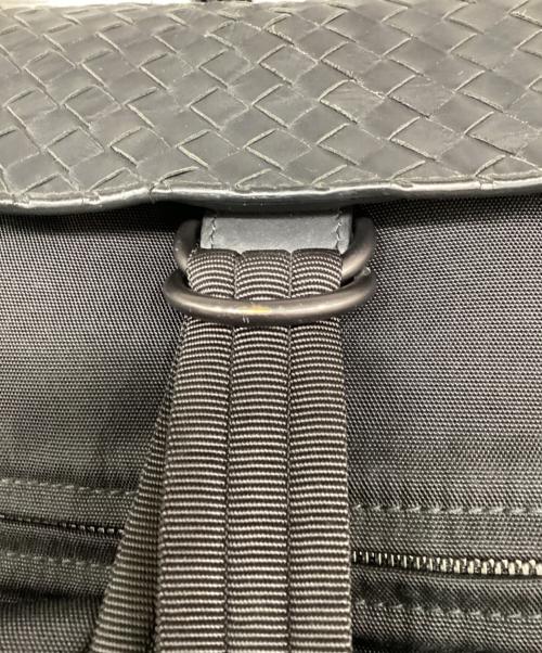 BOTTEGA VENETA（ボッテガベネタ）BOTTEGA VENETA (ボッテガベネタ) イントレチャートリュック ブラック サイズ:下記参照の古着・服飾アイテム