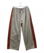 TRISECT 2 JOURNAL STANDARDトライセクトツー ジャーナルスタンダード）の古着「IKAT PATTERN トラックパンツ」｜グレー