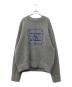 ADER error（アーダーエラー）の古着「Decal logo knit」｜グレー