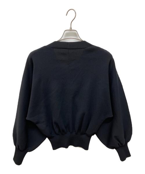 ADORE（アドーア）ADORE (アドーア) ドライストレッチニットトップス ブラック サイズ:38の古着・服飾アイテム