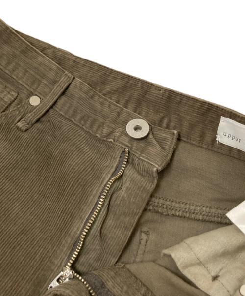 upper hights（アッパーハイツ）upper hights (アッパーハイツ) L'appartement (アパルトモン) TAYLOR CORDUROY DENIM ブラウン サイズ:25の古着・服飾アイテム