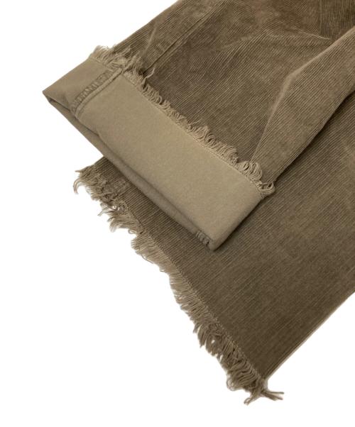 upper hights（アッパーハイツ）upper hights (アッパーハイツ) L'appartement (アパルトモン) TAYLOR CORDUROY DENIM ブラウン サイズ:25の古着・服飾アイテム