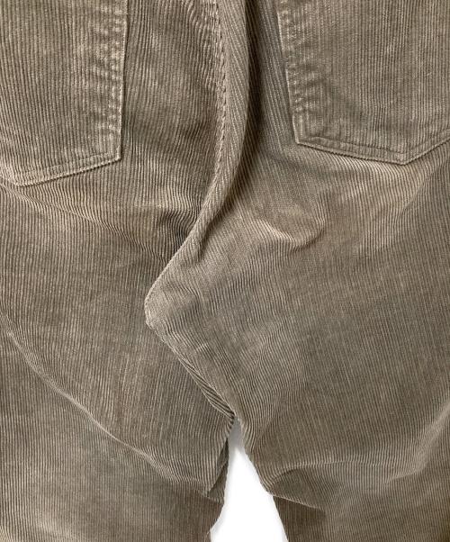 upper hights（アッパーハイツ）upper hights (アッパーハイツ) L'appartement (アパルトモン) TAYLOR CORDUROY DENIM ブラウン サイズ:25の古着・服飾アイテム