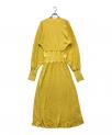 ）の古着「cotton wool waffle dolman rib dress」｜イエロー