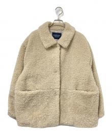 Sonny Label（サニーレーベル）の古着「プードルボアエリツキブルゾン」｜ベージュ