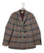 6(ROKU) BEAUTY&YOUTHロク ビューティーアンドユース）の古着「CHECK SET UP JACKET」｜ブラウン