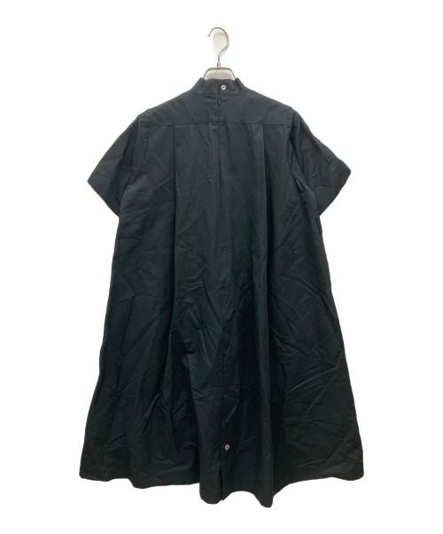 foufou（フーフー）foufou (フーフー ザドレス) メディカルハイネックドレスコットンリネンワンピース ブラックの古着・服飾アイテム