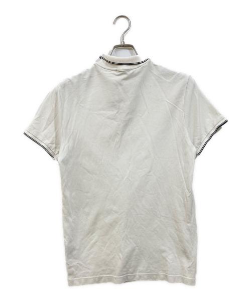 MONCLER（モンクレール）MONCLER (モンクレール) ポロシャツ ホワイト サイズ:Mの古着・服飾アイテム