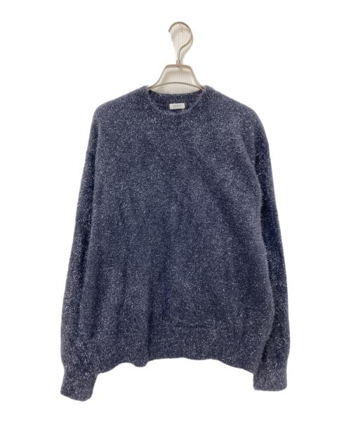 LOEFF（ロエフ）LOEFF (ロエフ) スパーク ニット プルオーバー チャコールグレー サイズ:下記参照の古着・服飾アイテム