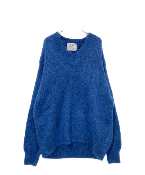 Whim Gazette（ウィムガゼット）Whim Gazette (ウィムガゼット) モヘヤプルオーバー ブルー サイズ:Fの古着・服飾アイテム