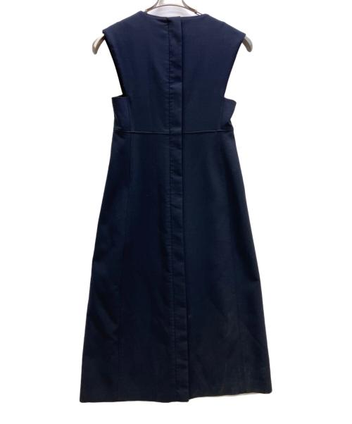 LOHEN（ローヘン）LOHEN (ローヘン) ノースリーブスイッチVワンピース ネイビー サイズ:36の古着・服飾アイテム