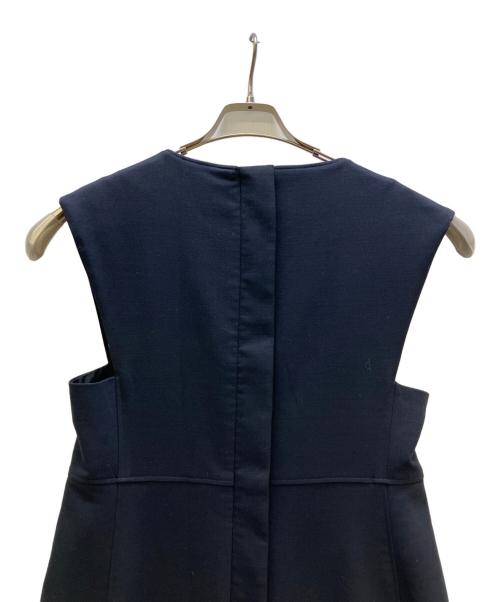 LOHEN（ローヘン）LOHEN (ローヘン) ノースリーブスイッチVワンピース ネイビー サイズ:36の古着・服飾アイテム