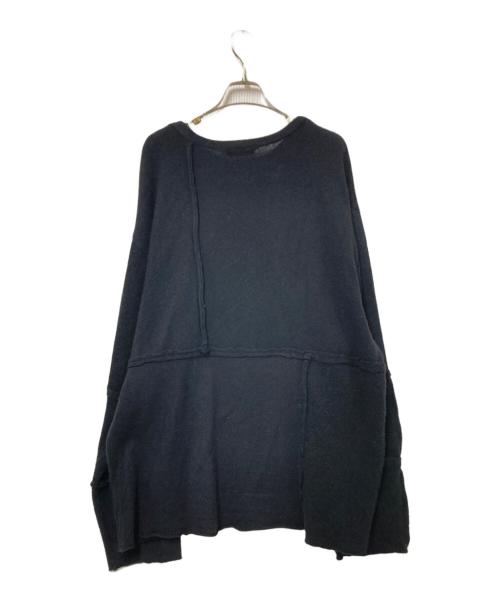 MALION VINTAGE（マリオンヴィンテージ）MALION VINTAGE (マリオンヴィンテージ) パッチワークニット ブラック サイズ:下記参照の古着・服飾アイテム