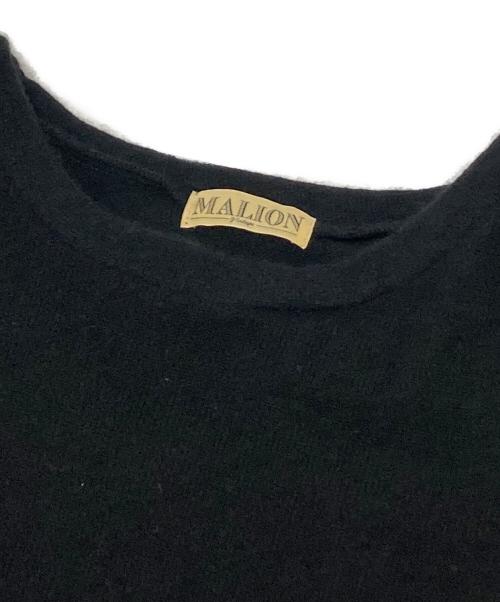 MALION VINTAGE（マリオンヴィンテージ）MALION VINTAGE (マリオンヴィンテージ) パッチワークニット ブラック サイズ:下記参照の古着・服飾アイテム