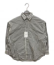 FRAMeWORK（フレームワーク）の古着「コットンストライプレギュラーシャツ」｜ホワイト