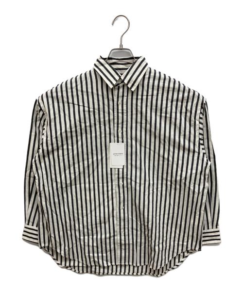 FRAMeWORK（フレームワーク）FRAMeWORK (フレームワーク) コットンストライプレギュラーシャツ ホワイト サイズ:FREE 未使用品の古着・服飾アイテム