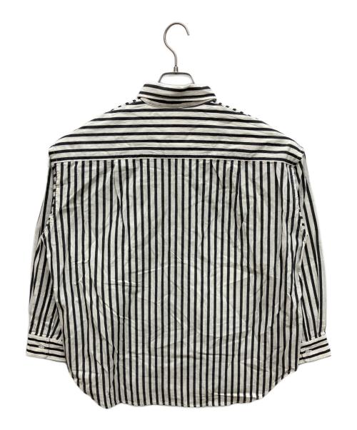 FRAMeWORK（フレームワーク）FRAMeWORK (フレームワーク) コットンストライプレギュラーシャツ ホワイト サイズ:FREE 未使用品の古着・服飾アイテム