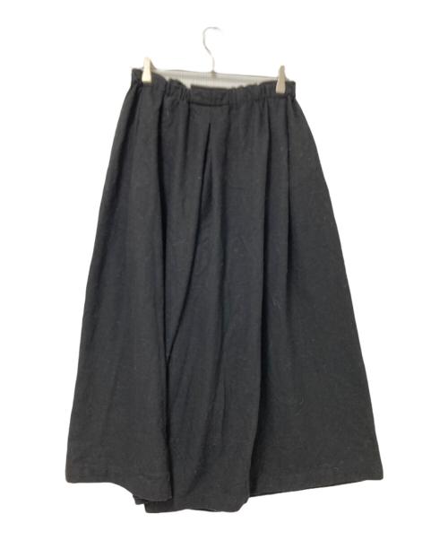 solamonat poche（ソラモナ ポッシェ）solamonat poche (ソラモナ ポッシェ) ウールイージーパンツ ブラック サイズ:下記参照の古着・服飾アイテム