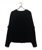 THE RERACSザ リラクス）の古着「LONG SLEEVE RAGLAN SWEAT/ロングスリーブラグランスウェット」｜ブラック