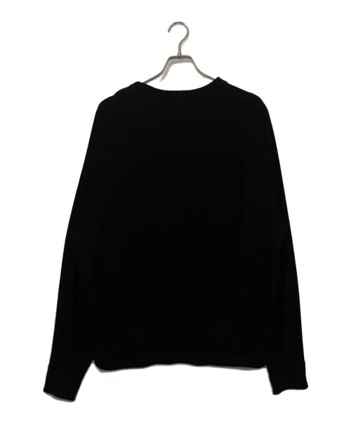 THE RERACS（ザ リラクス）THE RERACS (ザ リラクス) LONG SLEEVE RAGLAN SWEAT/ロングスリーブラグランスウェット ブラック サイズ:48の古着・服飾アイテム