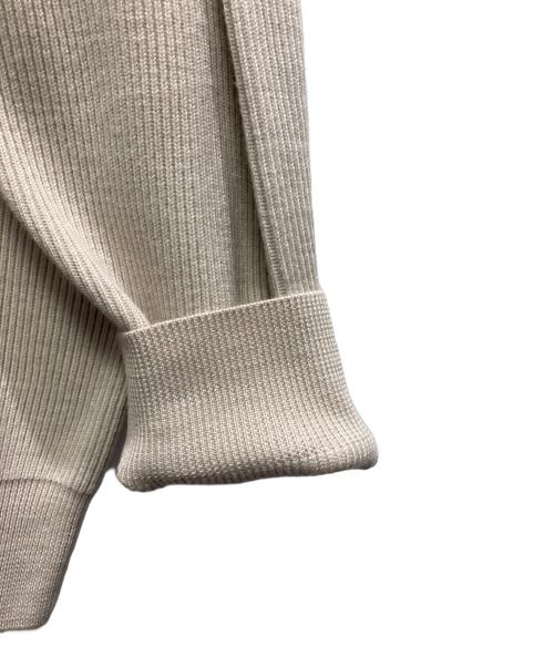 ANOTHER OFFICE（アナザーオフィス）ANOTHER OFFICE (アナザーオフィス) Volume Half Zip-Up Knit ベージュ サイズ:03 未使用品の古着・服飾アイテム