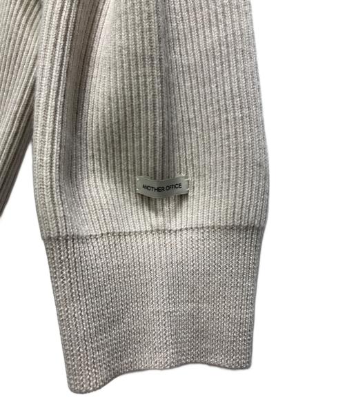 ANOTHER OFFICE（アナザーオフィス）ANOTHER OFFICE (アナザーオフィス) Volume Half Zip-Up Knit ベージュ サイズ:03 未使用品の古着・服飾アイテム