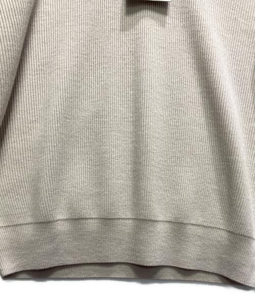 ANOTHER OFFICE（アナザーオフィス）ANOTHER OFFICE (アナザーオフィス) Volume Half Zip-Up Knit ベージュ サイズ:03 未使用品の古着・服飾アイテム