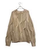 allurevilleアルアバイル）の古着「ランダムケーブルプルオーバー」｜ベージュ