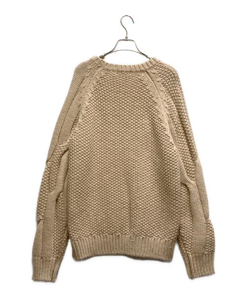 allureville（アルアバイル）allureville (アルアバイル) ランダムケーブルプルオーバー ベージュ サイズ:2の古着・服飾アイテム