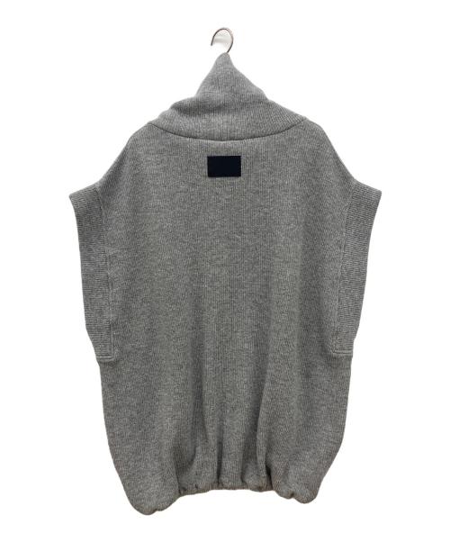 COGTHEBIGSMOKE（コグザビッグスモーク）COGTHEBIGSMOKE (コグザビッグスモーク) GISELE ROLLNECK GILET ジゼル ロールネック ジレ　ニットベスト グレー サイズ:Freeの古着・服飾アイテム