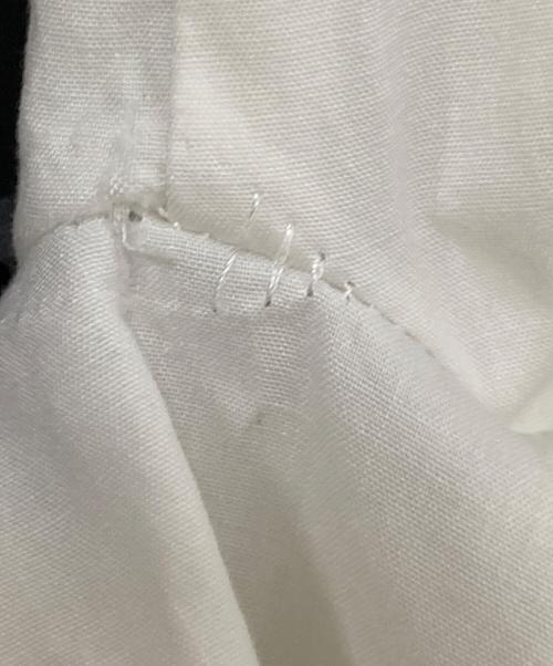 ENFOLD（エンフォルド）ENFOLD (エンフォルド) ニットレイヤードフレアコンビドレス ブラウン×ホワイト サイズ:38の古着・服飾アイテム