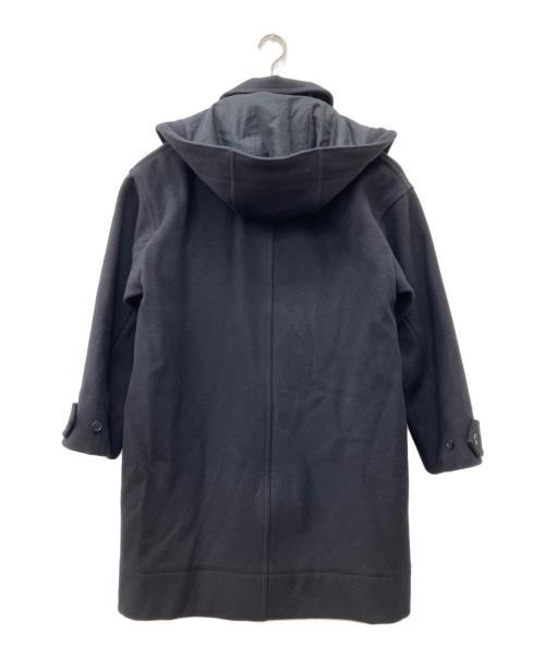 MARGARET HOWELL（マーガレットハウエル）MARGARET HOWELL (マーガレットハウエル) ウールフーデットコート ブラック サイズ:Sの古着・服飾アイテム